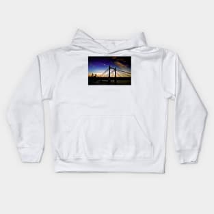 Albert Bridge River Thames London Kids Hoodie